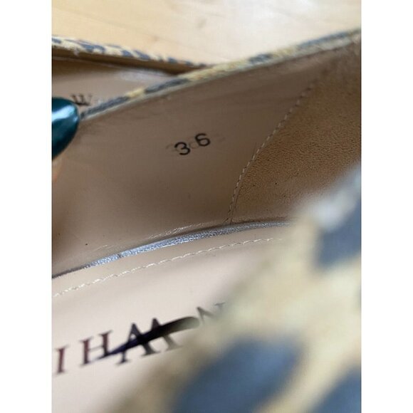 RON White "Cindy" Pointed Toe Leopard Heels BNWT Italy - Picture 10 of 10